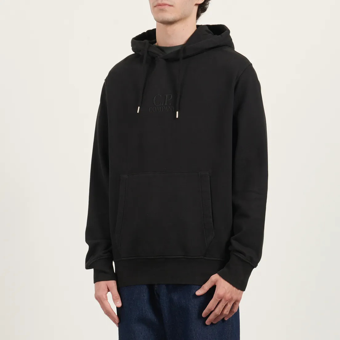 C.P. Company Мужская толстовка Brushed And Emerized Diagonal Fleece Hoodie Logo