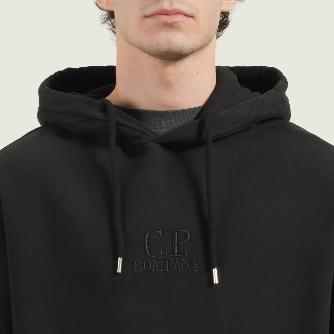 C.P. Company Мужская толстовка Brushed And Emerized Diagonal Fleece Hoodie Logo