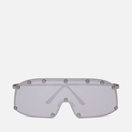 Солнцезащитные очки Rick Owens Temple Shielding, цвет серый