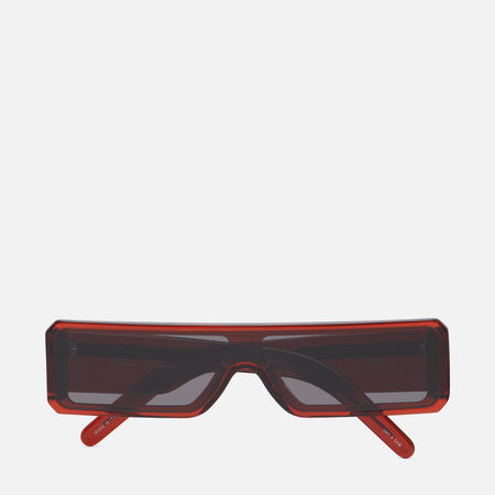 Солнцезащитные очки Rick Owens Gethshades, цвет бордовый