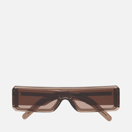 Солнцезащитные очки Rick Owens Gethshades, цвет коричневый