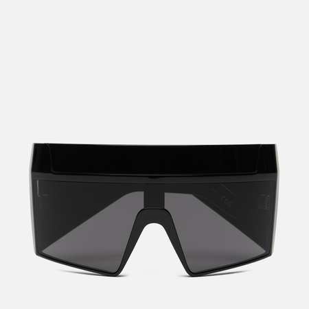 Солнцезащитные очки Rick Owens Temple Rev Shiny, цвет чёрный