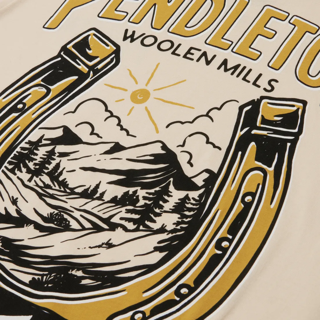 Pendleton Мужская футболка Vintage Horseshoe Graphic