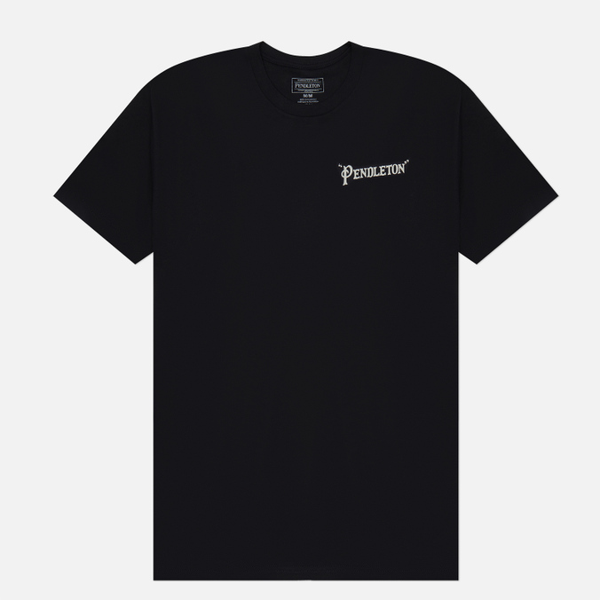Мужская футболка Pendleton Painted Logo, цвет чёрный