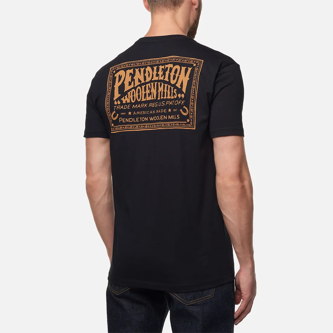 Pendleton Мужская футболка Stamp Logo Graphic