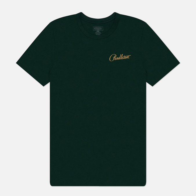 Мужская футболка Pendleton Tye River Buffalo Graphic, цвет зелёный