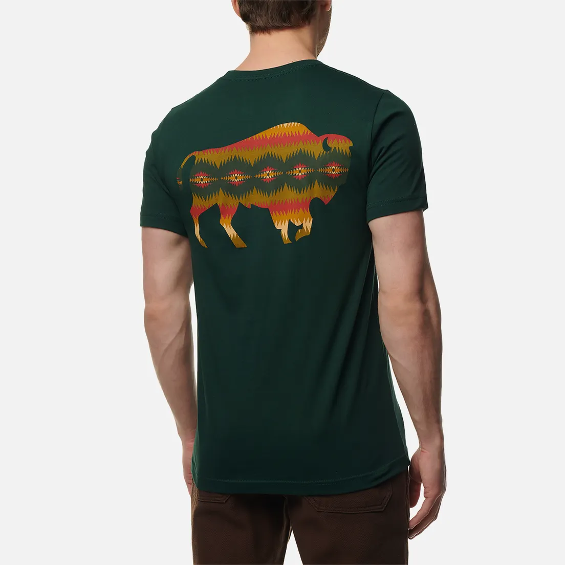 Pendleton Мужская футболка Tye River Buffalo Graphic