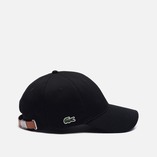 Кепка Lacoste Contrast Strap Cotton Black
