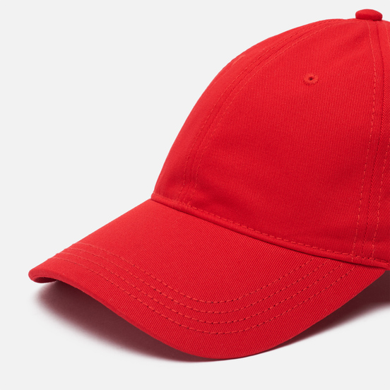 Кепка Lacoste Contrast Strap Cotton Red