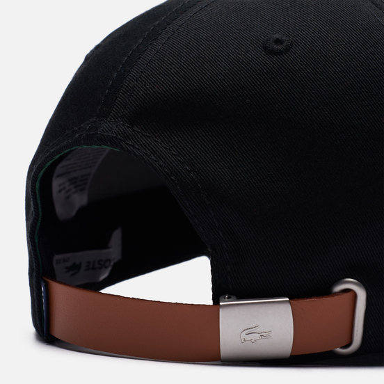 Кепка Lacoste Contrast Strap Cotton Twill Black