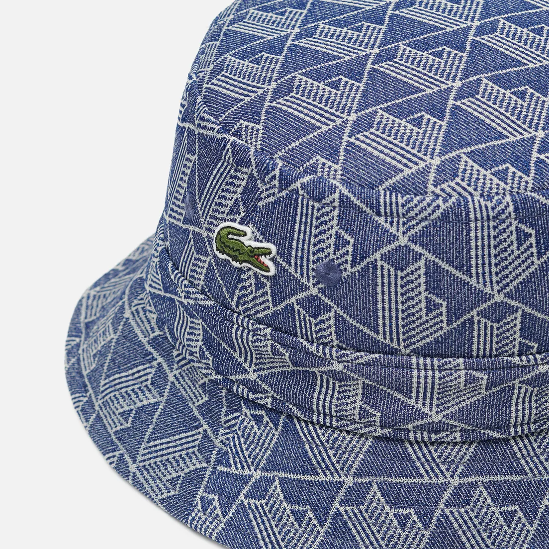 Lacoste Панама Reversible Signature Monogram Jacquard