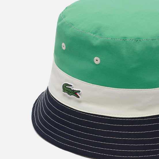 Панама Lacoste Lightweight Reversible Colourblock Beige/Navy Blue/Green