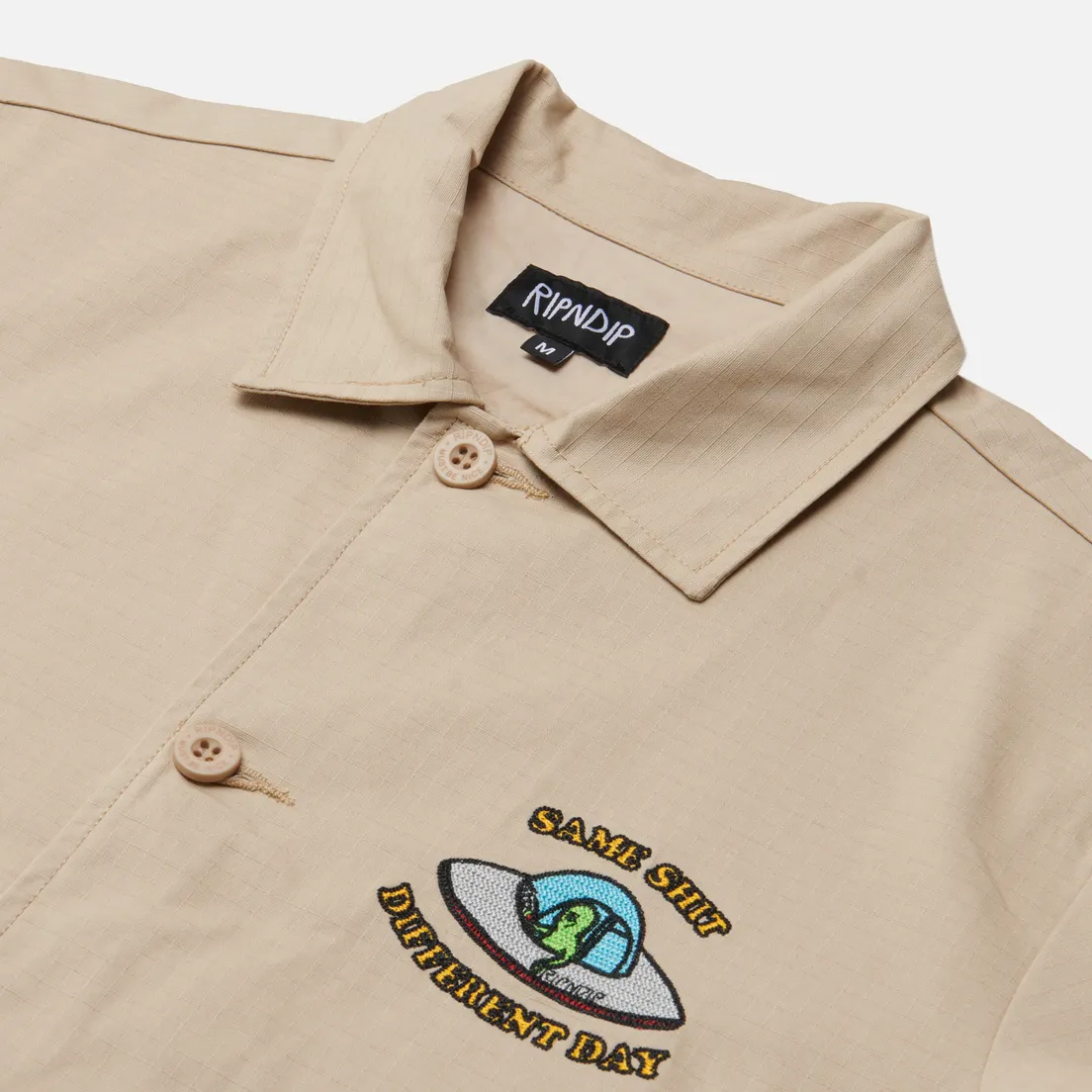RIPNDIP Мужская куртка ветровка Same Shit Different Day Military
