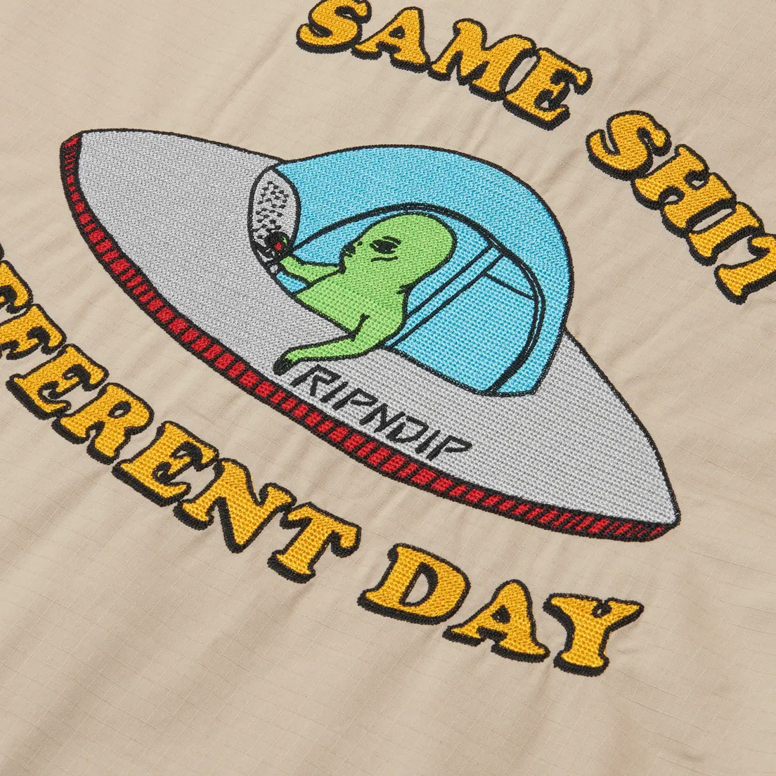 RIPNDIP Мужская куртка ветровка Same Shit Different Day Military