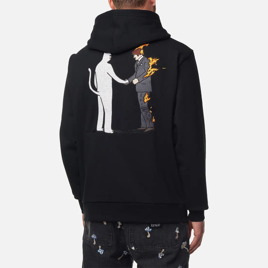 RIPNDIP Мужская толстовка Burn Hoodie