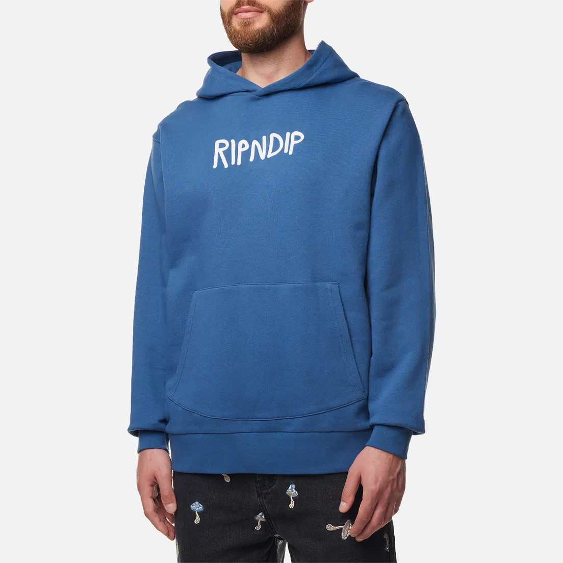RIPNDIP Мужская толстовка Rubber Logo Hoodie