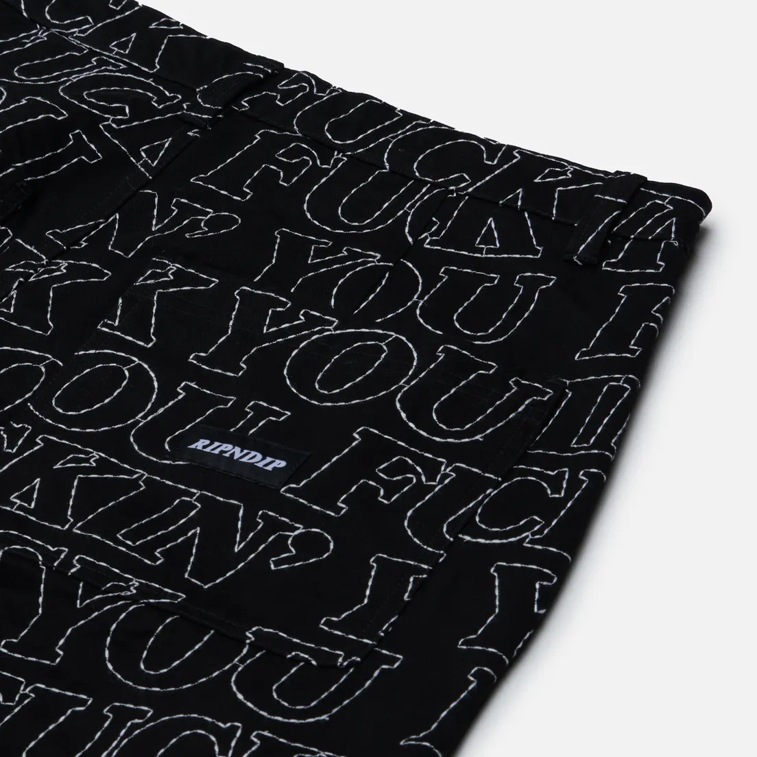 RIPNDIP Мужские брюки Fuckin Fuck Quilted Wide Leg