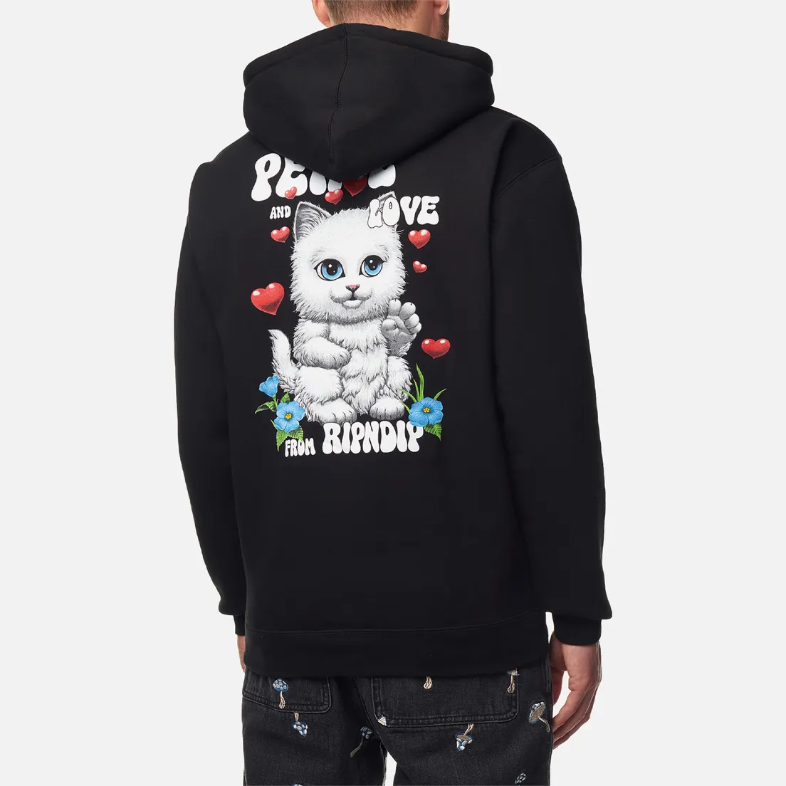 RIPNDIP Мужская толстовка Peace Love Ripndip Hoodie