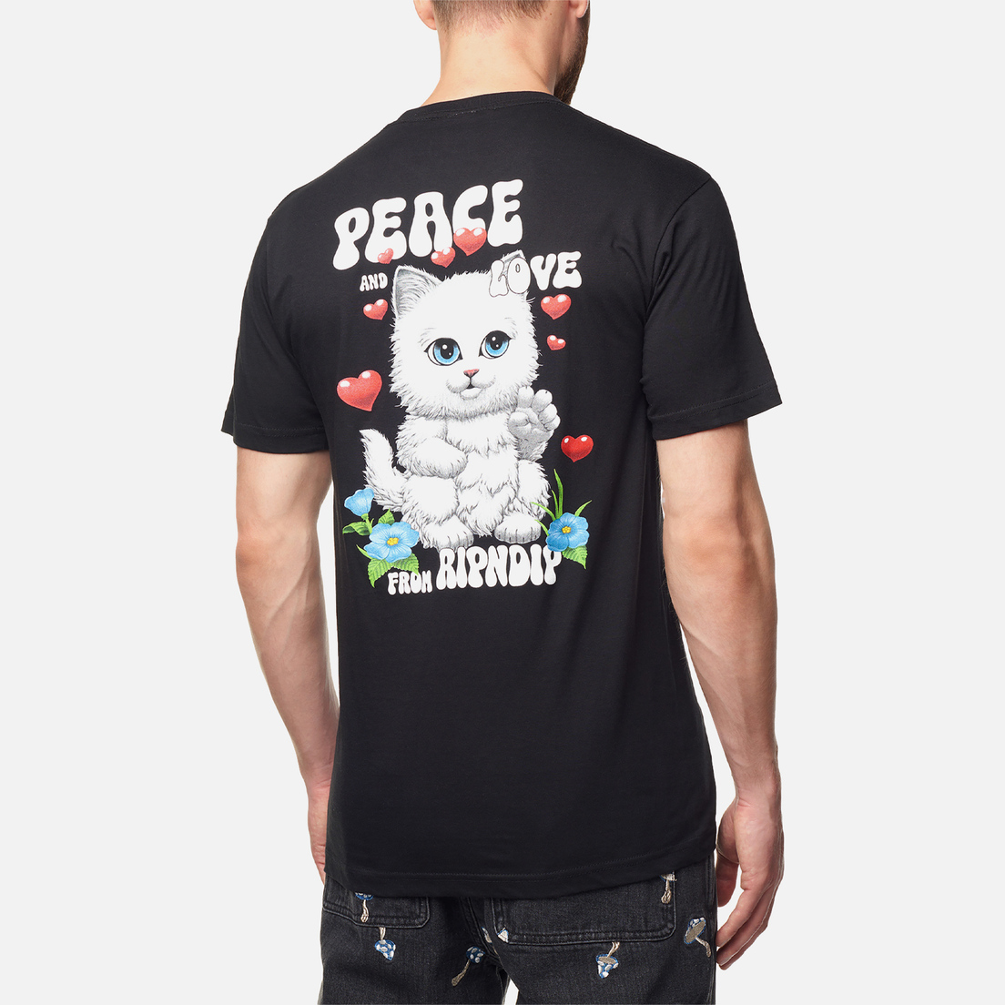 RIPNDIP Мужская футболка Peace Love Ripndip