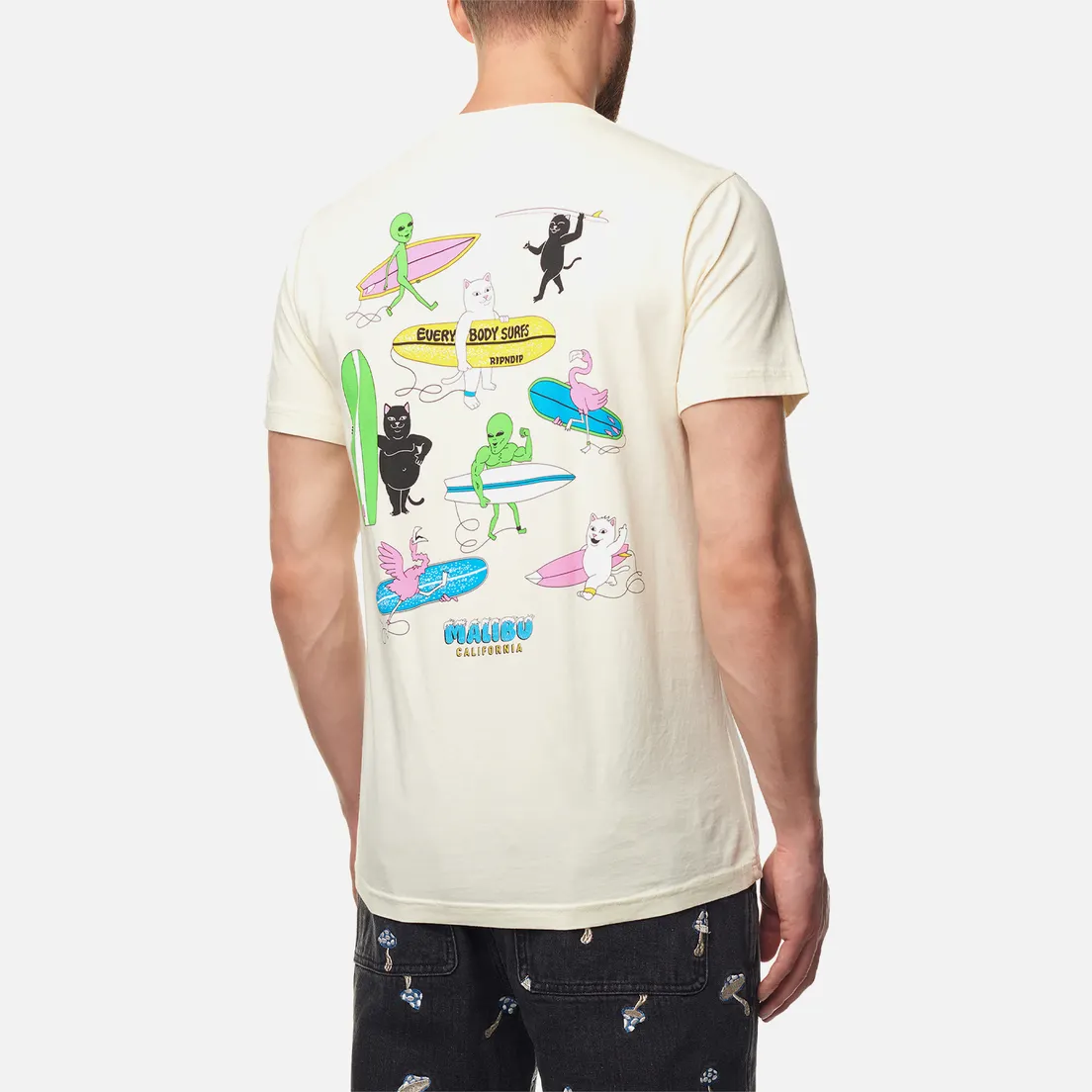 RIPNDIP Мужская футболка Everybody Surfs