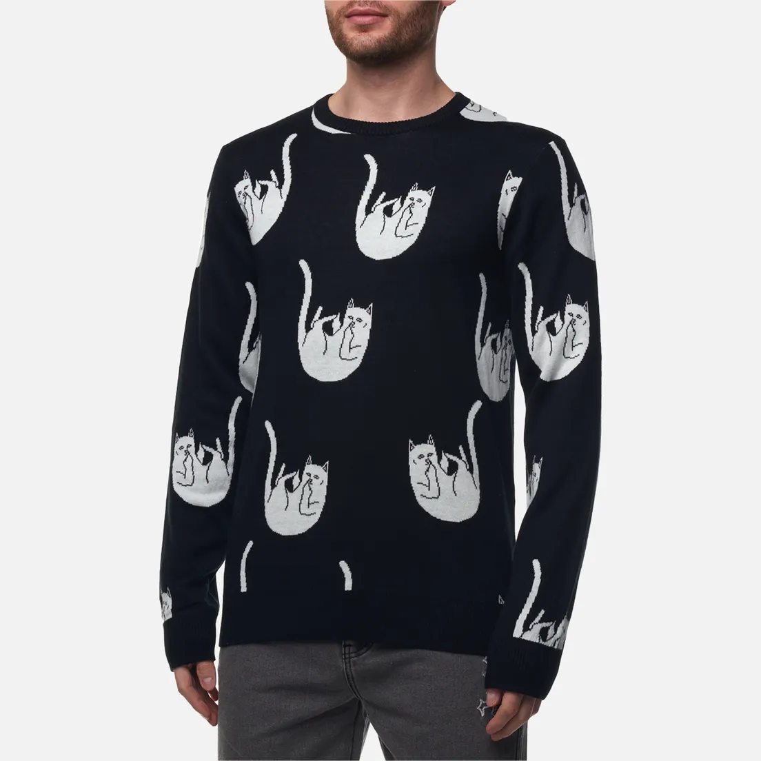 RIPNDIP Мужской свитер Falling Nerm Knit