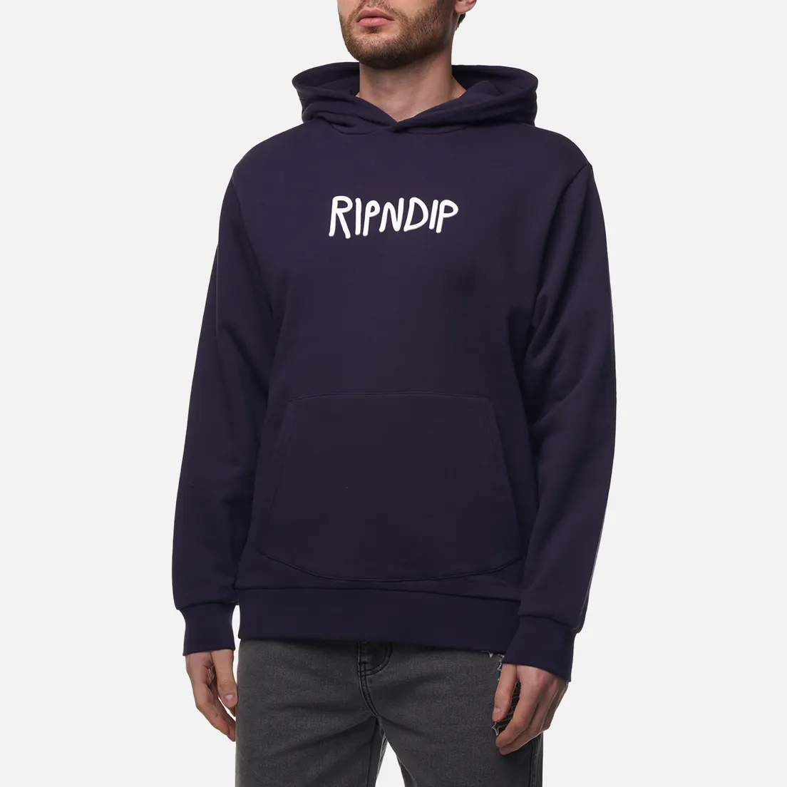 RIPNDIP Мужская толстовка Ripndip Rubber Logo Hoodie