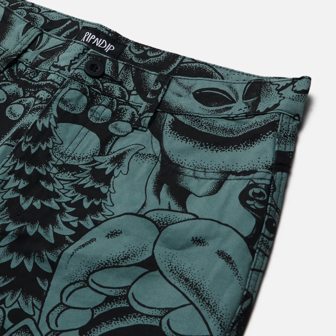 RIPNDIP Мужские шорты Dark Twisted Fantasy Twill