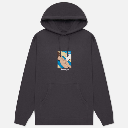 фото Мужская толстовка ripndip i knead you hoodie, цвет серый, размер s