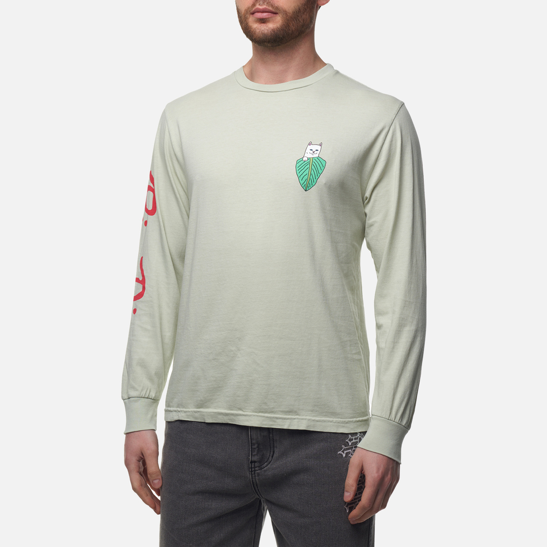 RIPNDIP Мужской лонгслив Nermal Portrait