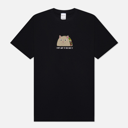 фото Мужская футболка ripndip taco bout it, цвет чёрный, размер s