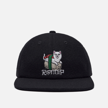 фото Кепка ripndip sushi nerm wool strapback, цвет чёрный