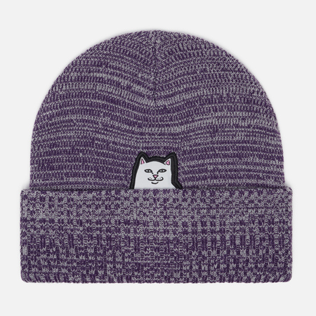 фото Шапка ripndip lord nermal marled, цвет фиолетовый