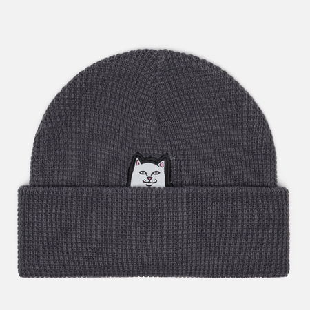 фото Шапка ripndip lord nermal waffle, цвет серый