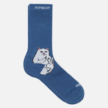 фото Носки ripndip lord nermal, цвет серый, размер 40-46 eu