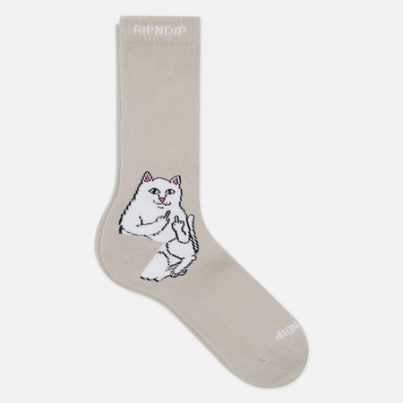 фото Носки ripndip lord nermal, цвет бежевый, размер 40-46 eu