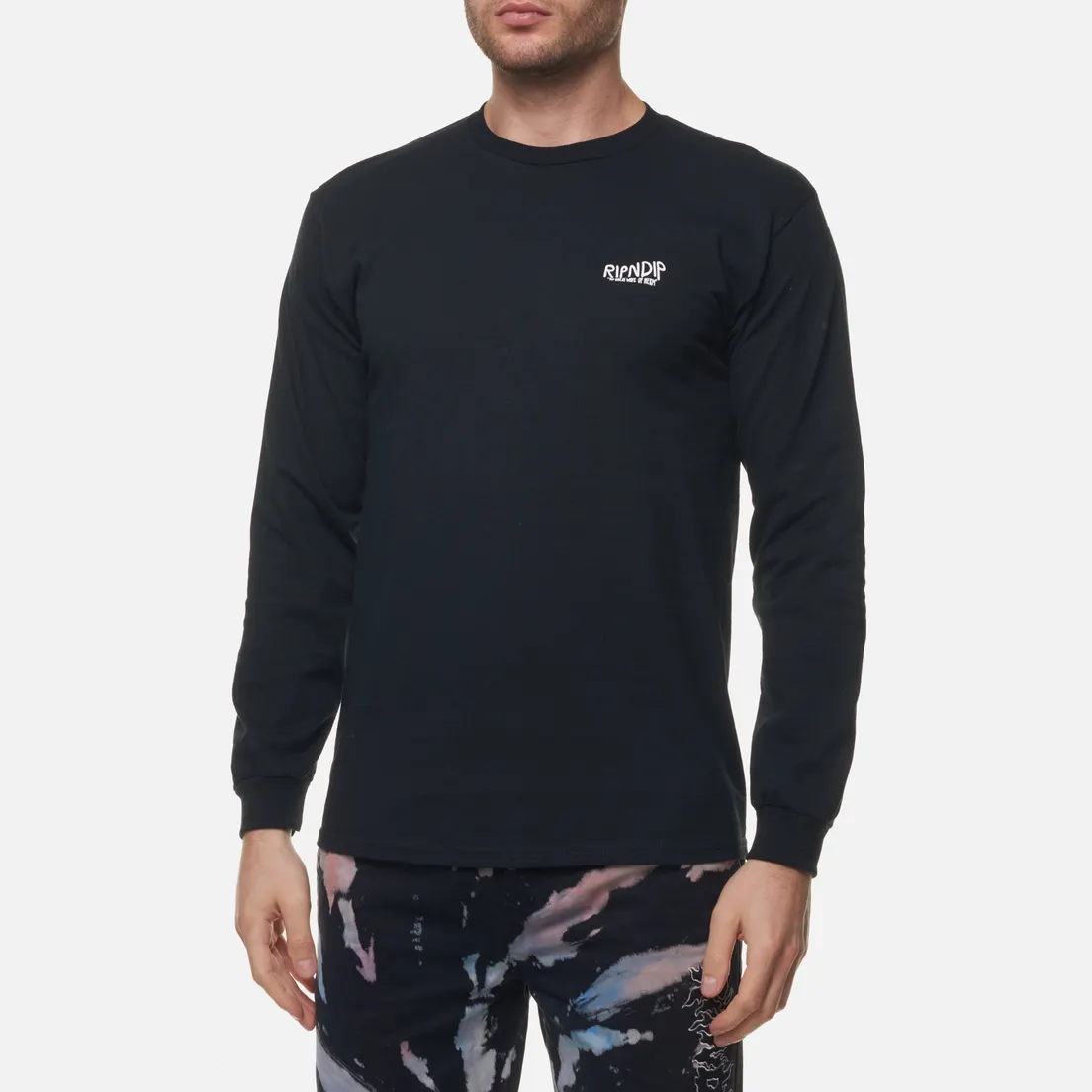 RIPNDIP Мужской лонгслив The Great Wave Of Nerm