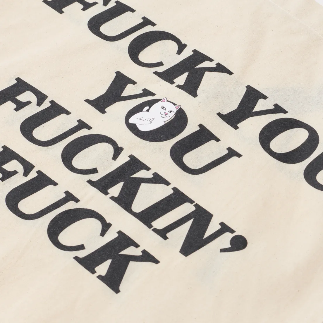 RIPNDIP Сумка Fucking Fuck Tote