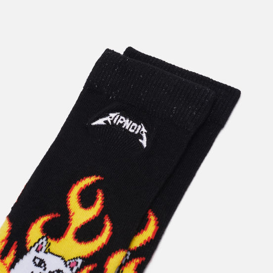 Носки RIPNDIP Welcome To Heck Black/Yellow