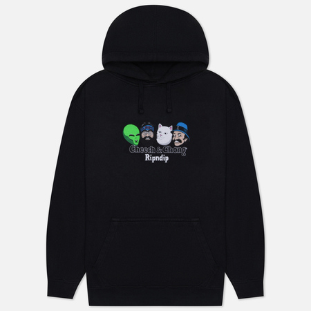 Мужская толстовка RIPNDIP x Cheech & Chong Smoke One Hoodie, цвет чёрный, размер L