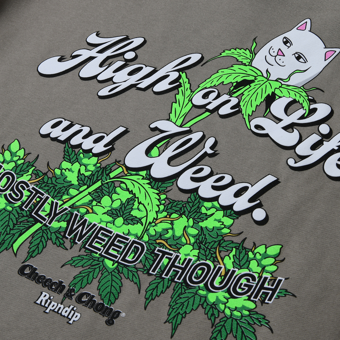 RIPNDIP Мужская толстовка x Cheech & Chong High On Life 420 Hoodie