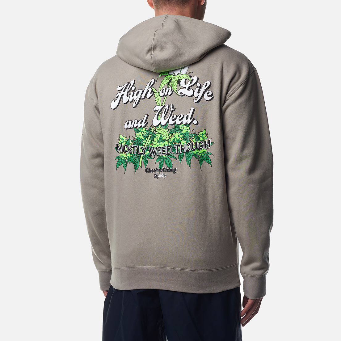 RIPNDIP Мужская толстовка x Cheech & Chong High On Life 420 Hoodie