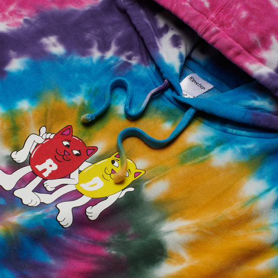 Мужская толстовка RIPNDIP Eminerm Hoodie Spiral Tie Dye