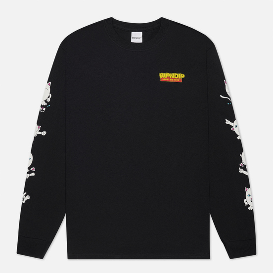 Мужской лонгслив RIPNDIP Nerm Story Black
