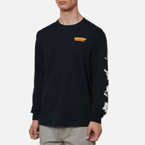 Мужской лонгслив RIPNDIP Nerm Story Black