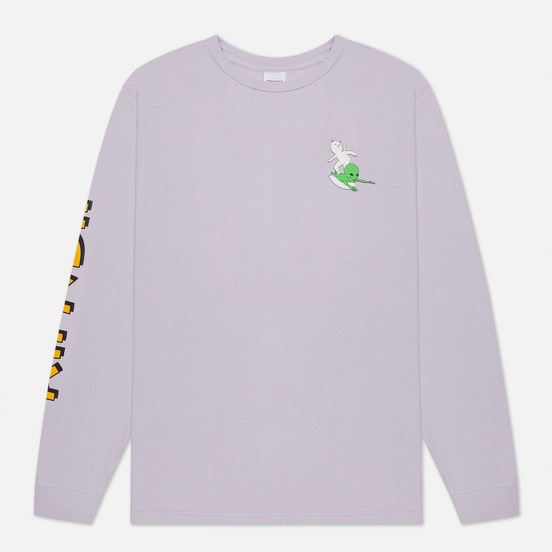 Мужской лонгслив RIPNDIP Hang Ten Lavender