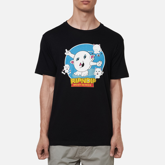 Мужская футболка RIPNDIP Nerm Story Black