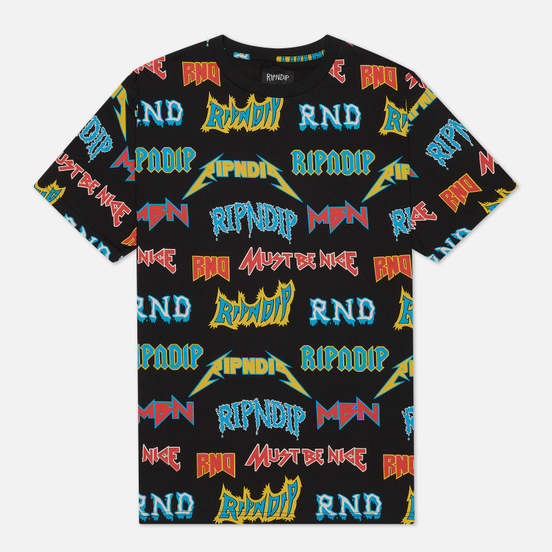 Мужская футболка RIPNDIP Rock & Nerm Black