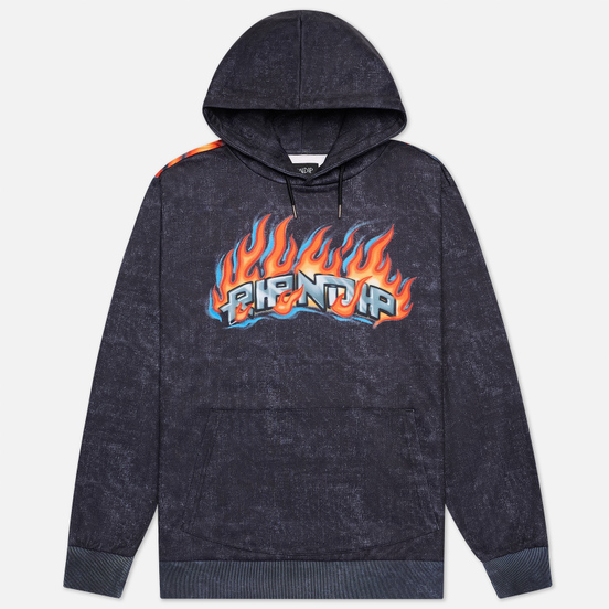 Мужская толстовка RIPNDIP Hell Ride Hoodie Black Mineral Wash