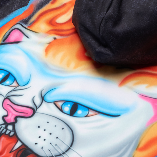 Мужская толстовка RIPNDIP Hell Ride Hoodie Black Mineral Wash