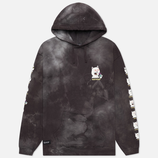 Мужская толстовка RIPNDIP 7 Days Hoodie Black Lightning Wash